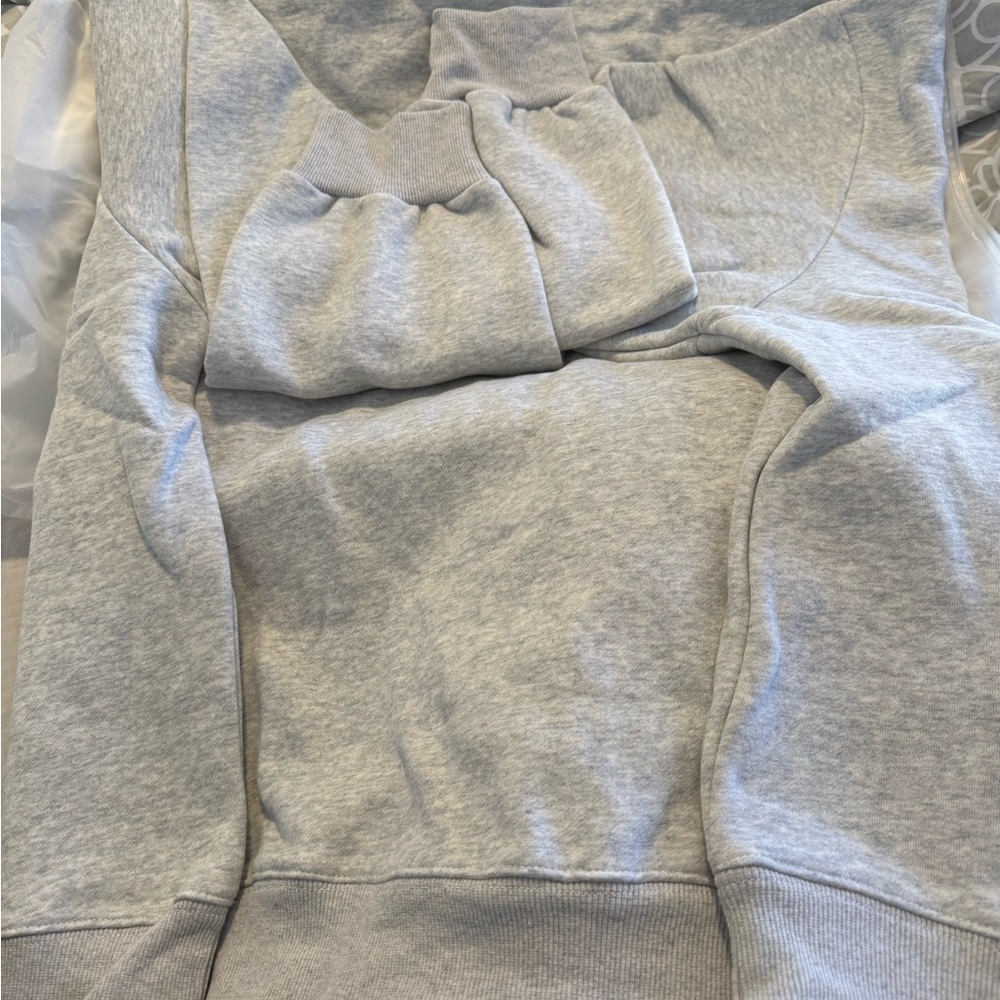 Parke Light Gray Sweatshirt with Miami Pink Lettering - Picture 7 of 7